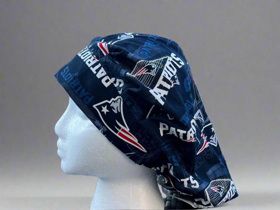 Let's Go Pats! Bouffant Style Surgical Hat