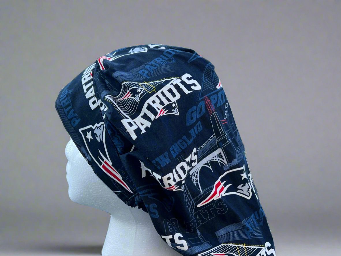 Let's Go Pats! Bouffant Style Surgical Hat