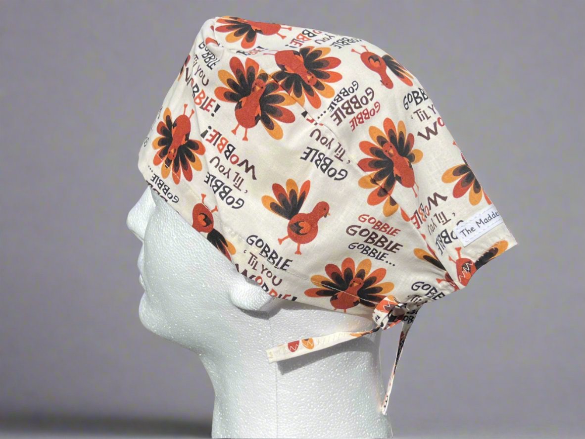 Gobble till you Wobble Classic Style Surgical Hat