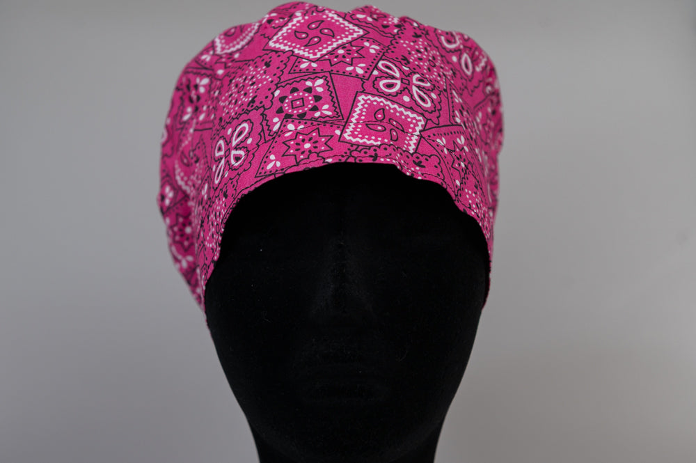 Pink Bandana Sprite Style Surgical Hat