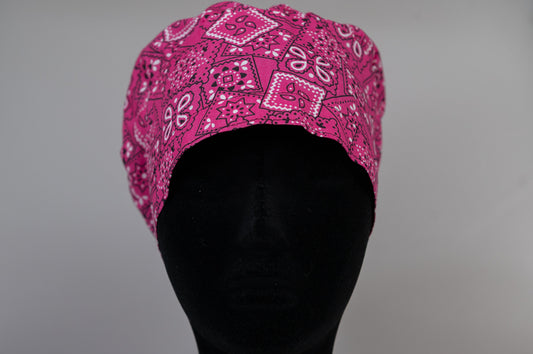 Pink Bandana Sprite Style Surgical Hat