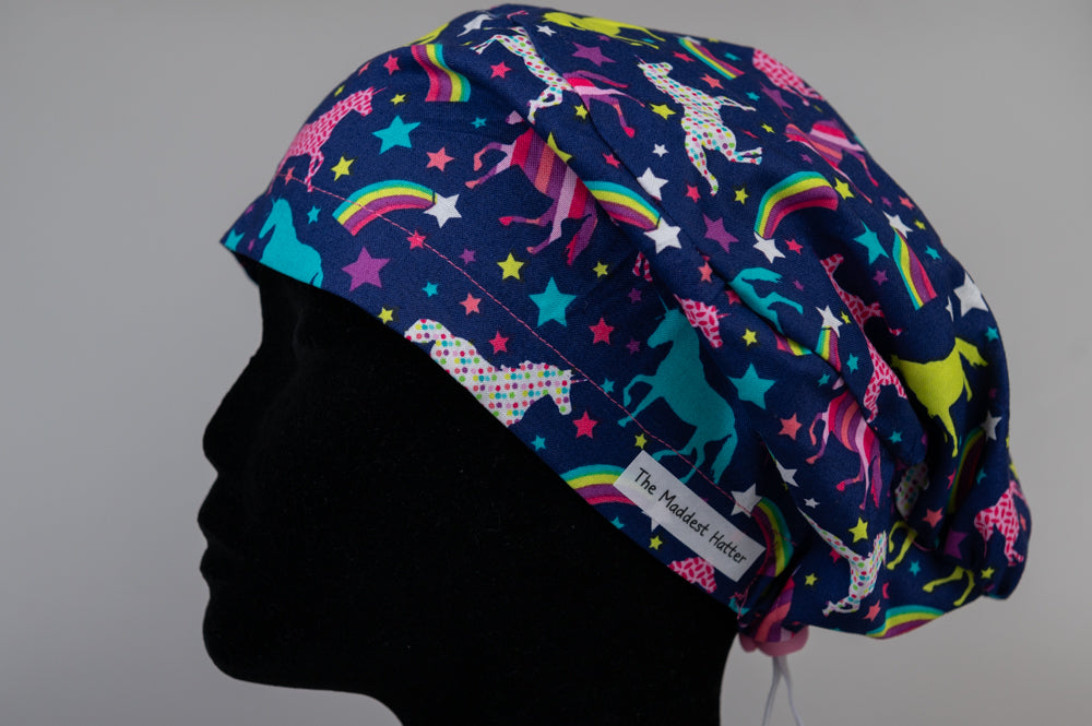 Unicorn Sprite Style Surgical Hat