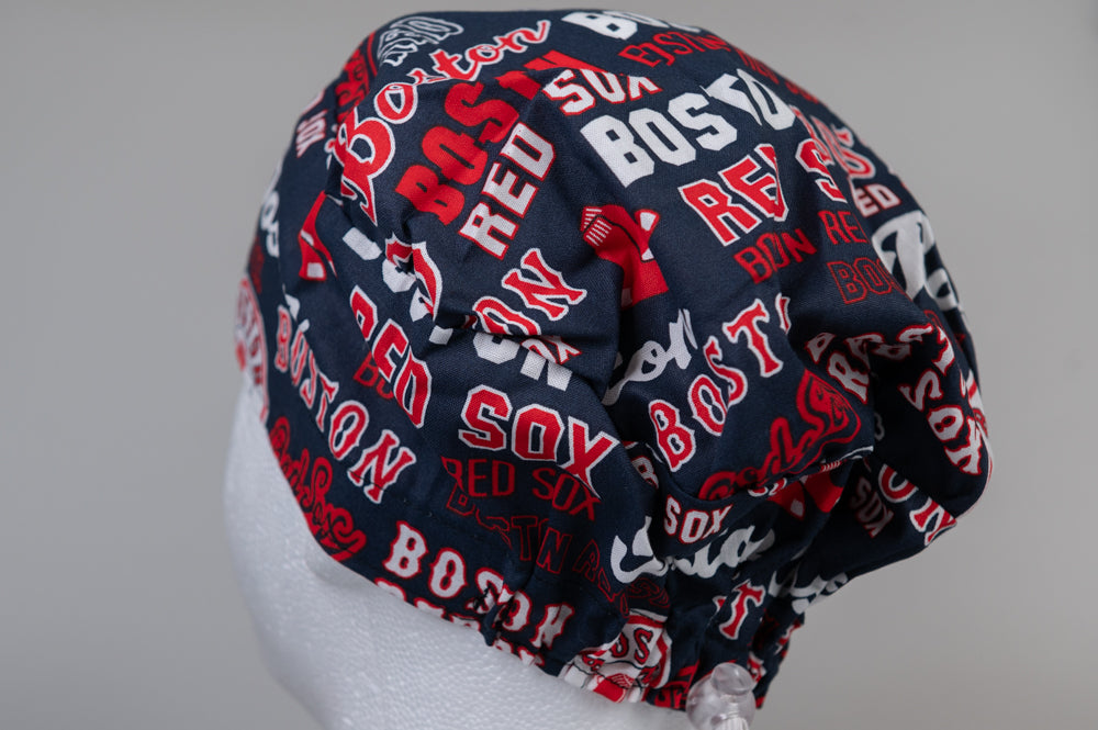 Large Letter Red Sox Sprite Style Surgical Hat