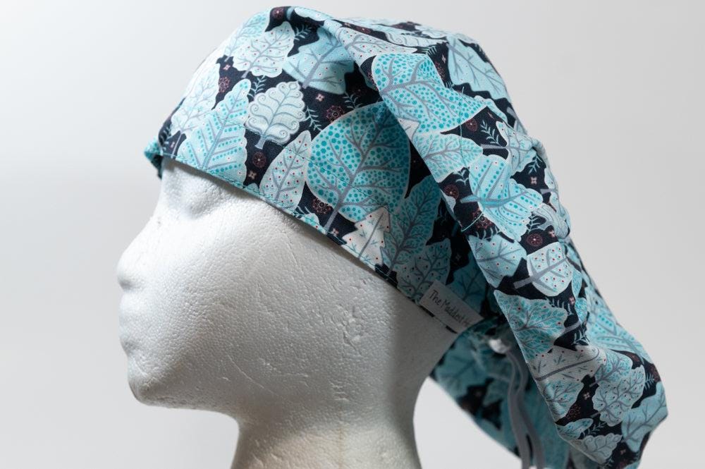 Winter Trees Hattie Style Surgical Hat