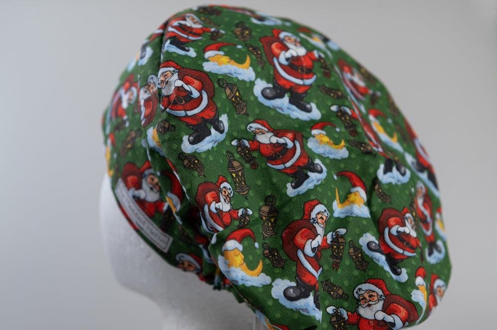 Santa is coming to town Green Sprite Style Surgical Hat