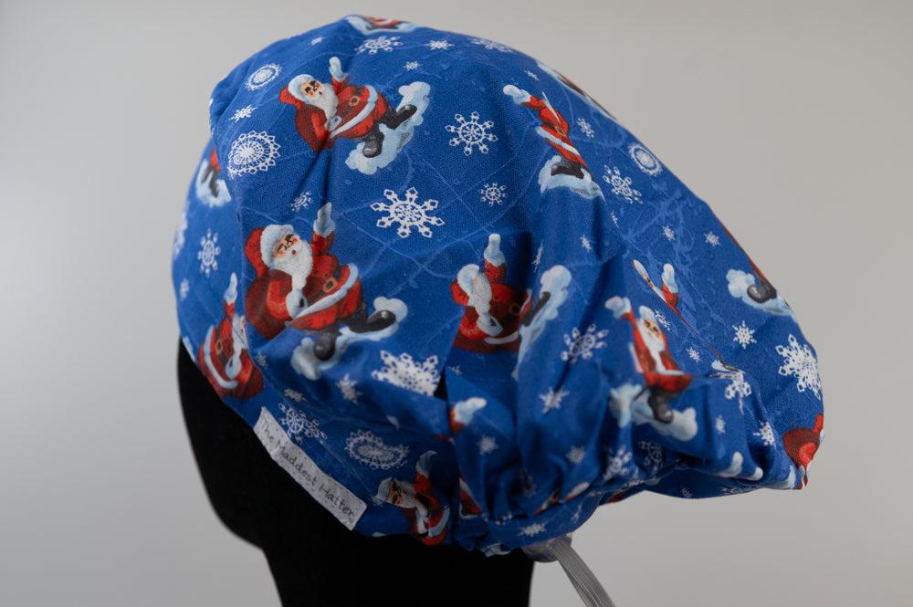 Santa is coming to town Blue Sprite Style Surgical Hat