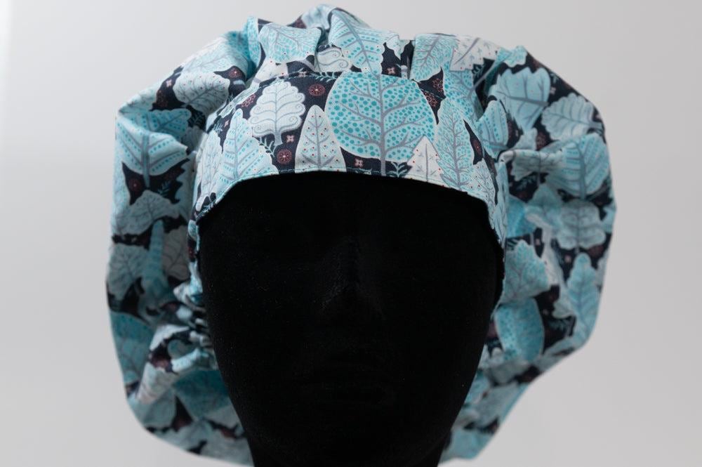 Winter Trees Bouffant Style Surgical Hat