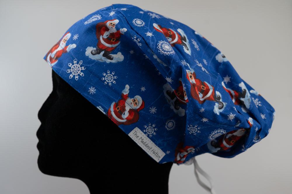 Santa is coming to town Blue Sprite Style Surgical Hat